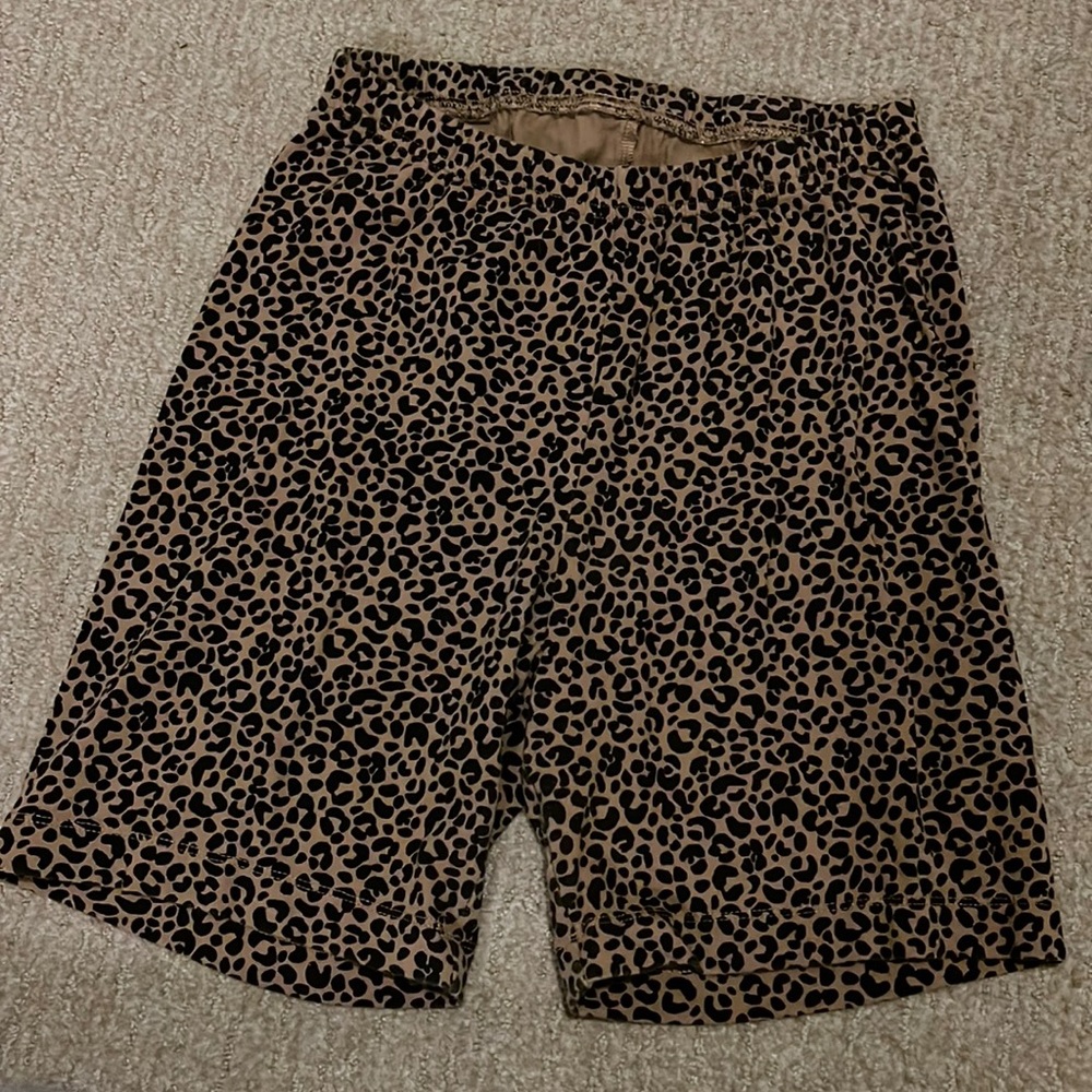 Old Navy Cheetah Bike Shorts Size XS